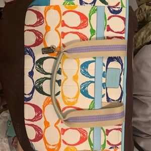 Coach 2004 Scribble Signature Tote
